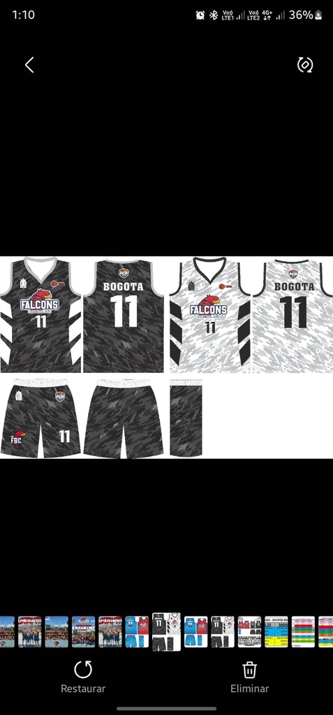UNIFORME DE ENTRENAMIENTO